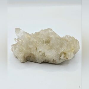 Natural Clear Quartz Cluster – Raw Crystal Points on Stone Matrix
